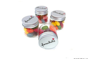 Jelly Beans in scatola personalizzabile per hotel